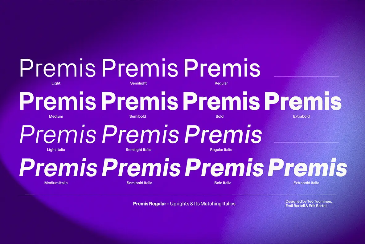 Premis A Premis Font - FontPath