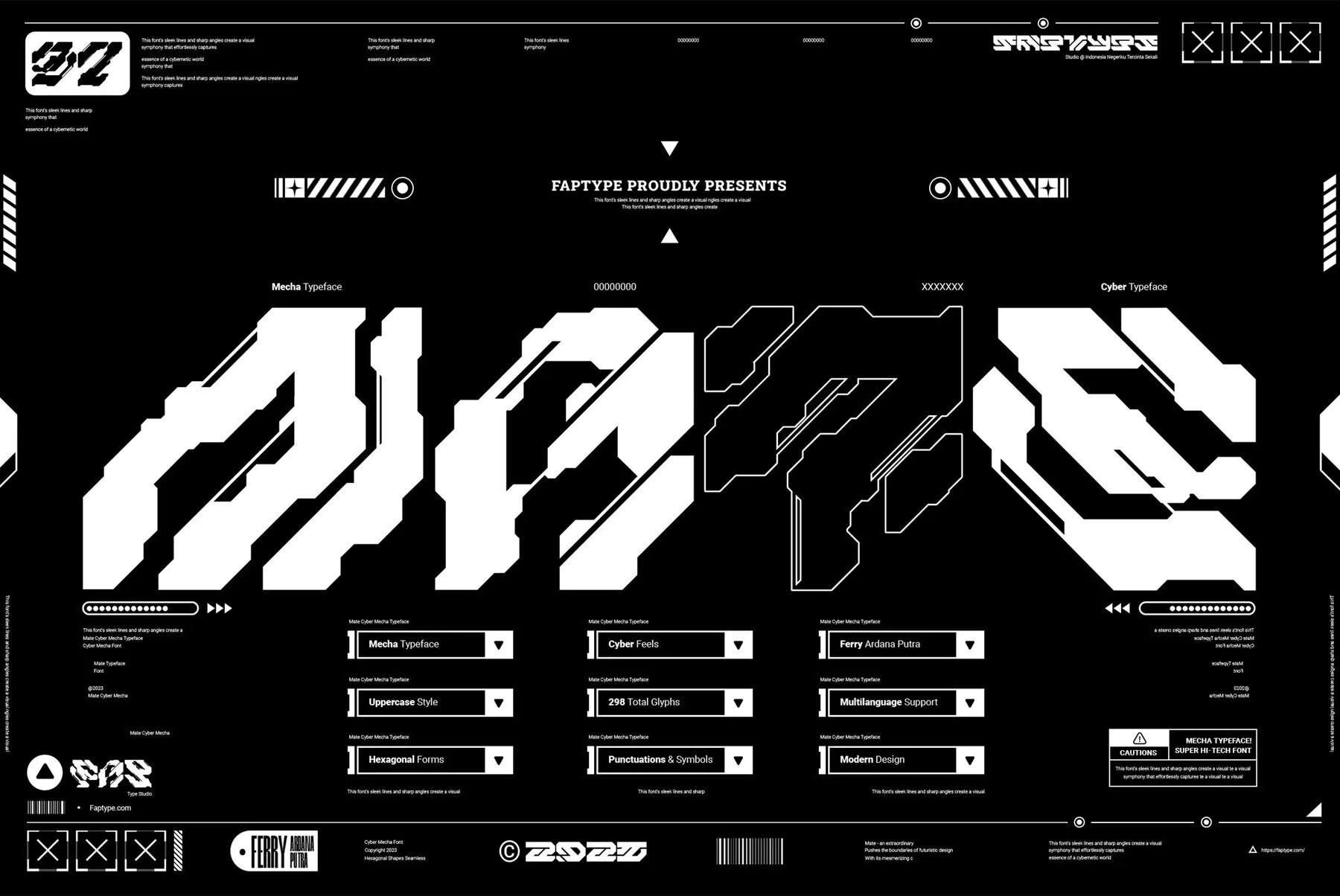 Punk Cyber - Y2K Family Fonts - Design Cuts