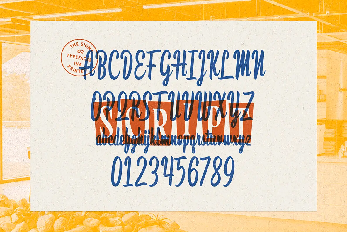 Signs Painted Font - YouWorkForThem