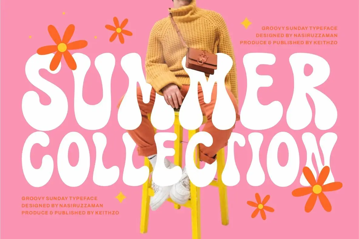 Groovy Sunday Font - YouWorkForThem