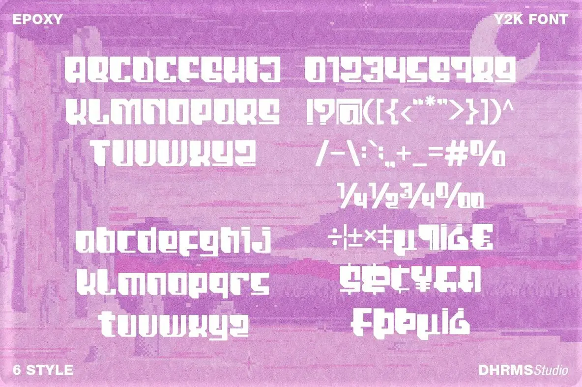 Epoxy Font YouWorkForThem