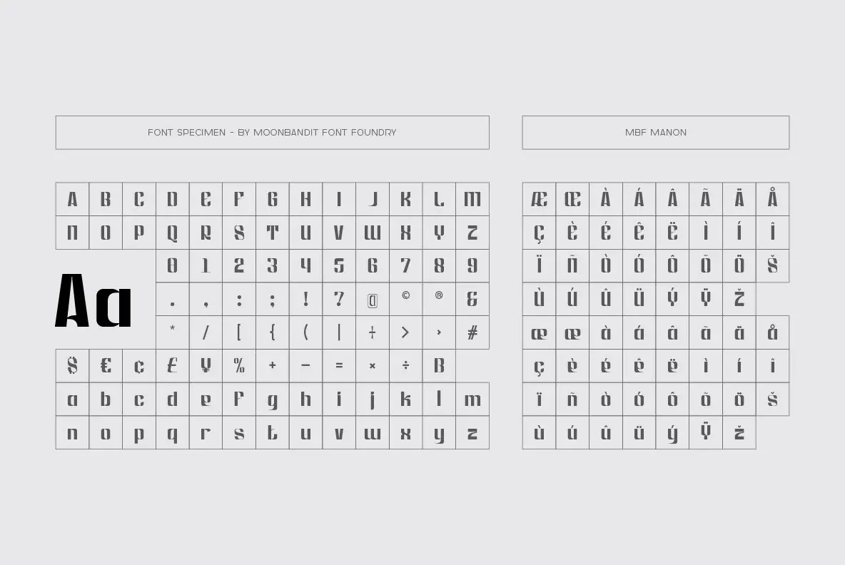 MBF Manon Font - Fontpath