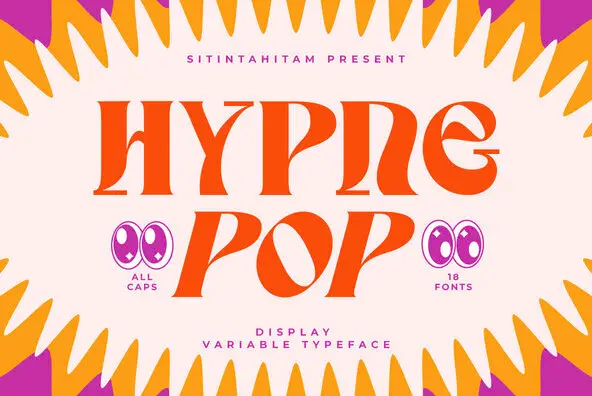 Hypne Pop Font