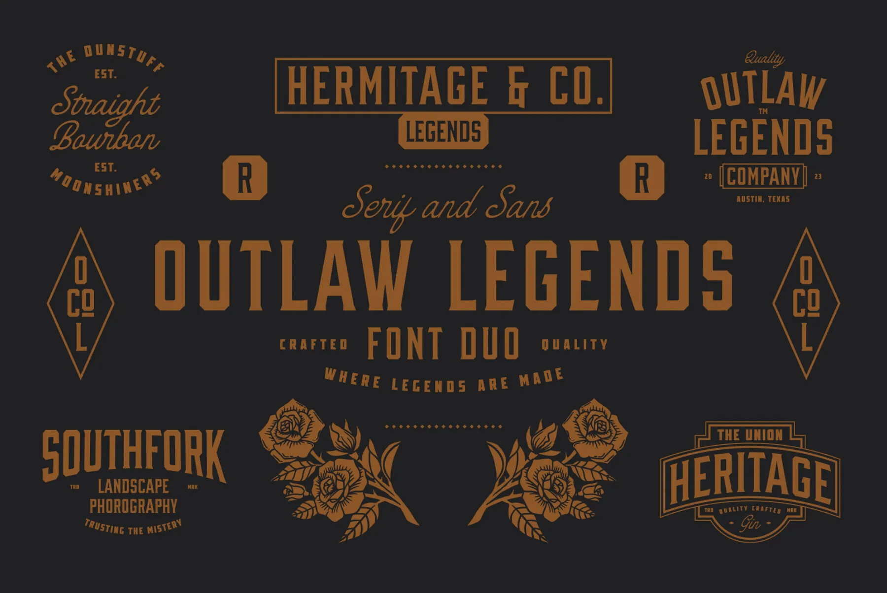 Outlaw Legends Font - YouWorkForThem