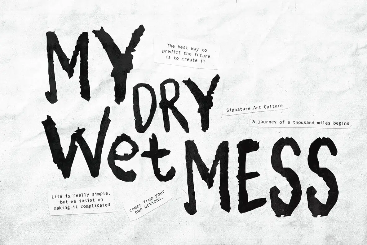 Awry Font - YouWorkForThem
