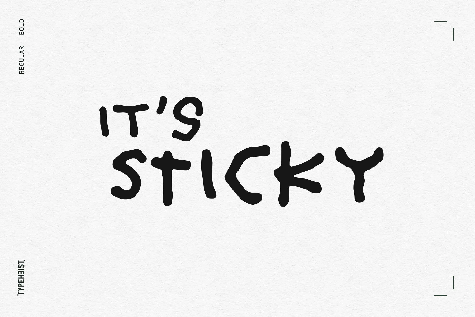 Qimzy - smooth sticky font