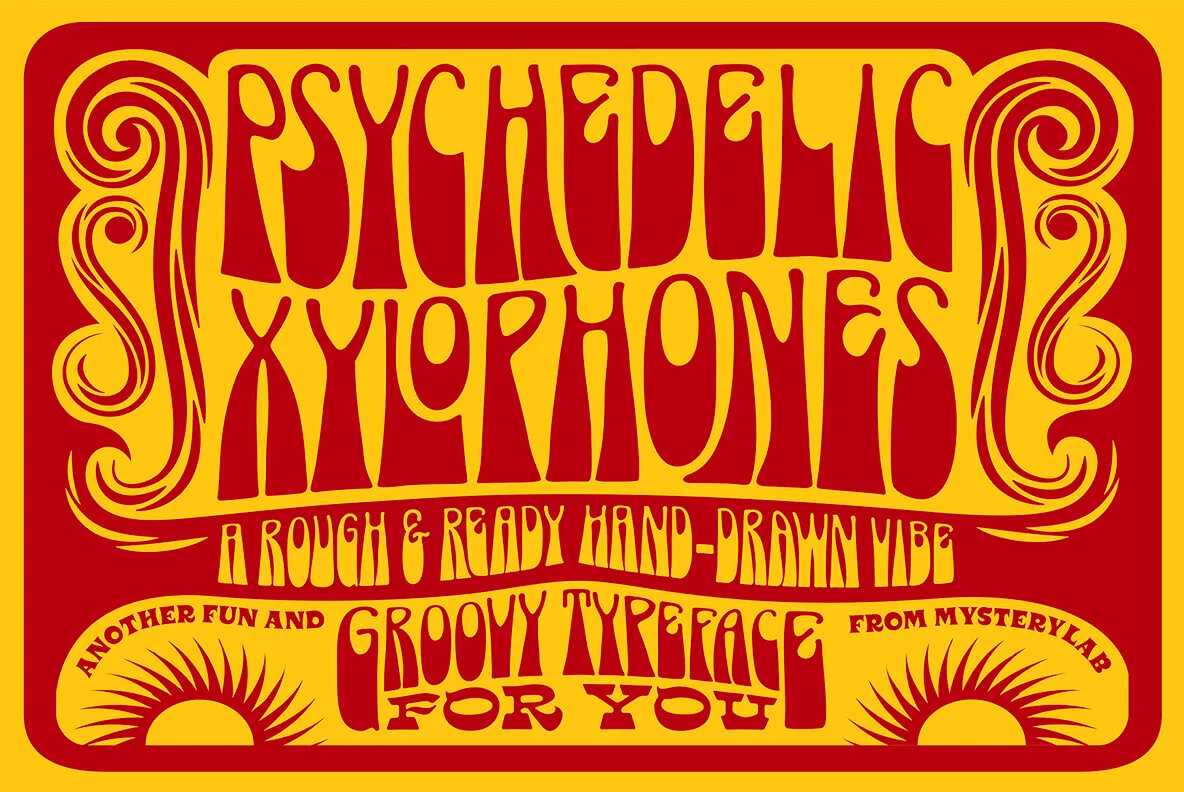 Psychedelic Xylophones Font