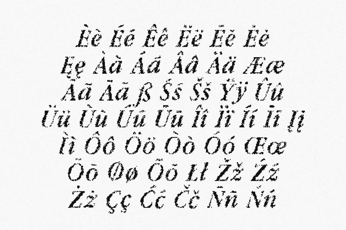 Fffffff Pixel Serif Font Font - FontPath