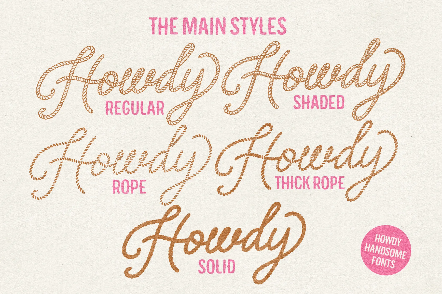 Howdy Handsome Font - YouWorkForThem