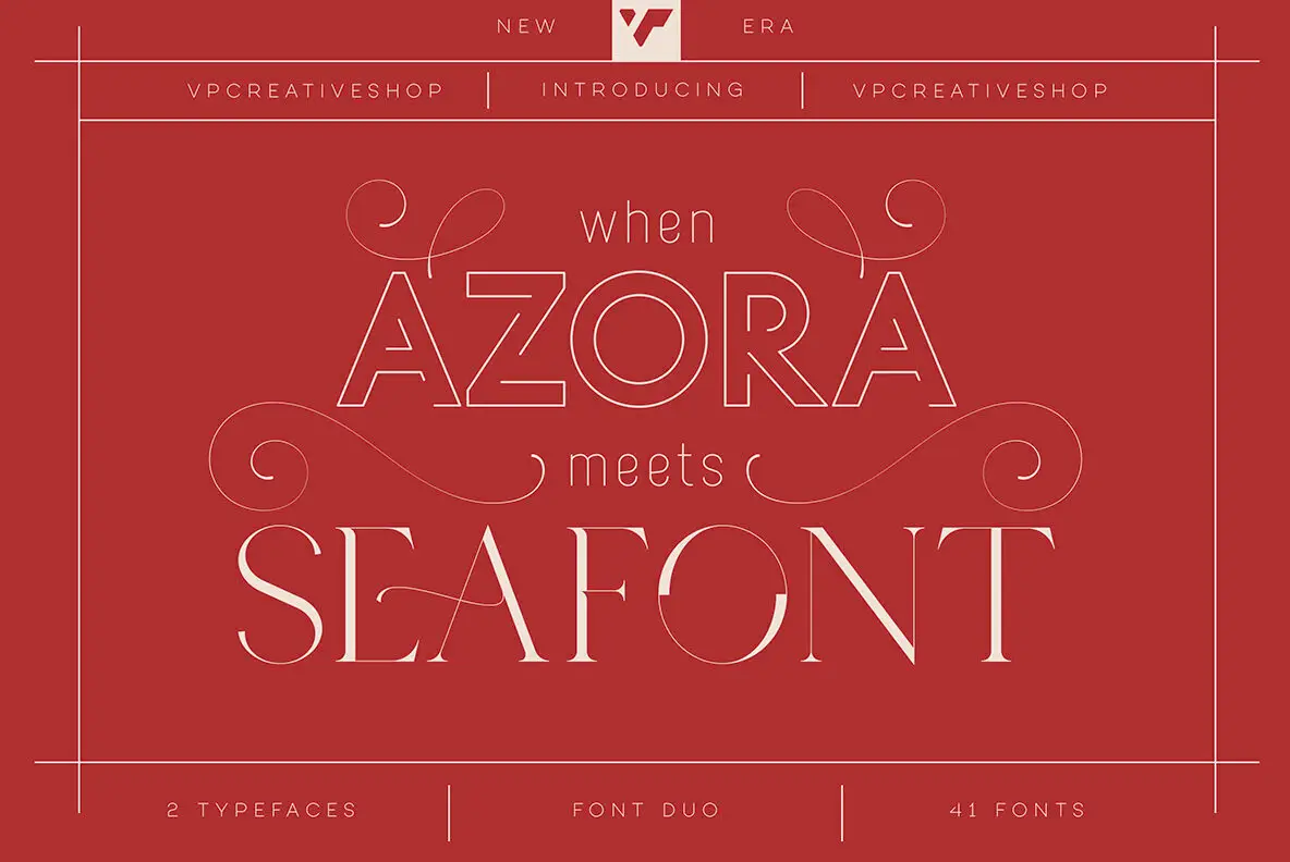 When Azora meets Seafont - font duo