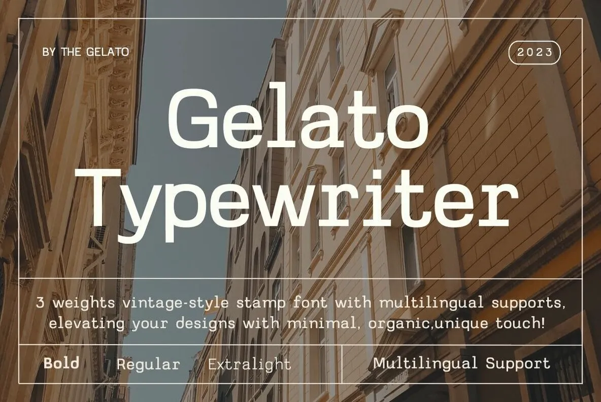 Gelato Typewriter