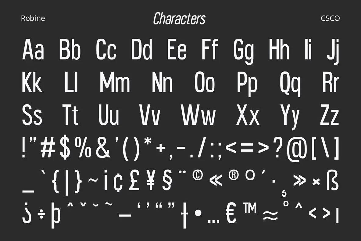 Robrige Font Robine Font - FontPath