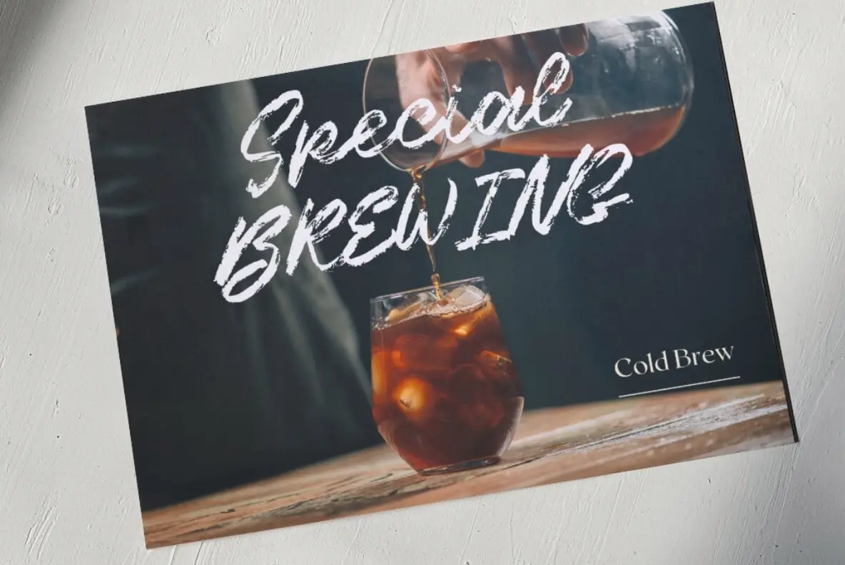 Cold Brewing Font - Fontpath