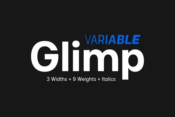 Glimp Variable Font