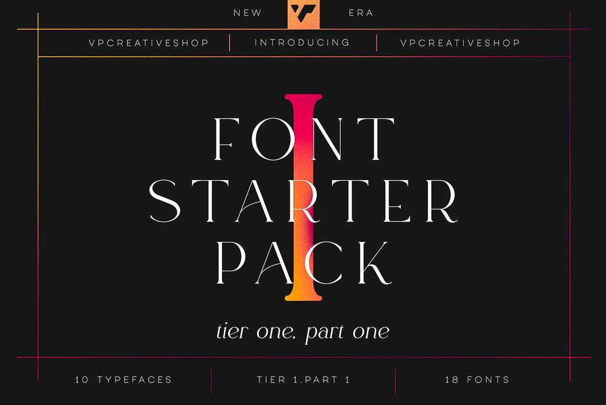 Font Starter Pack Tier 1 Part 1