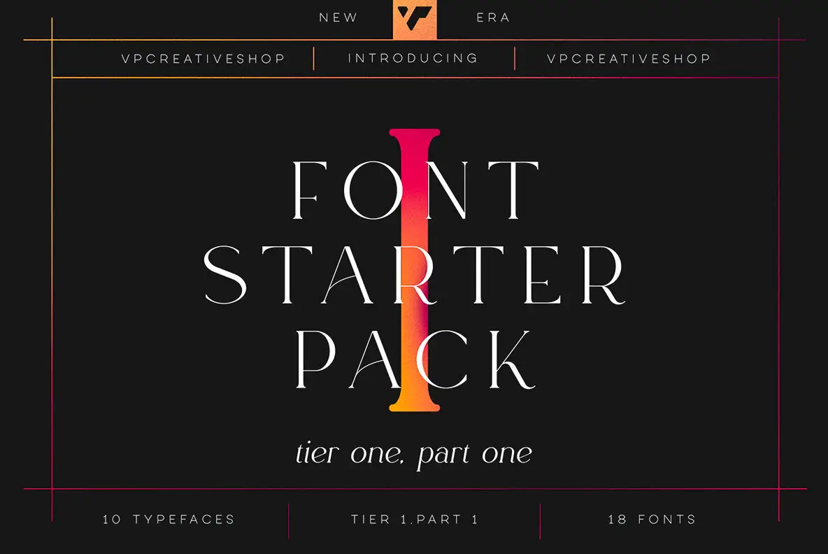 Font Starter Pack Tier 1 Part 1