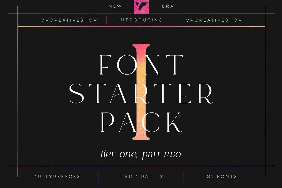 Font Starter Pack Tier 1 Part 2