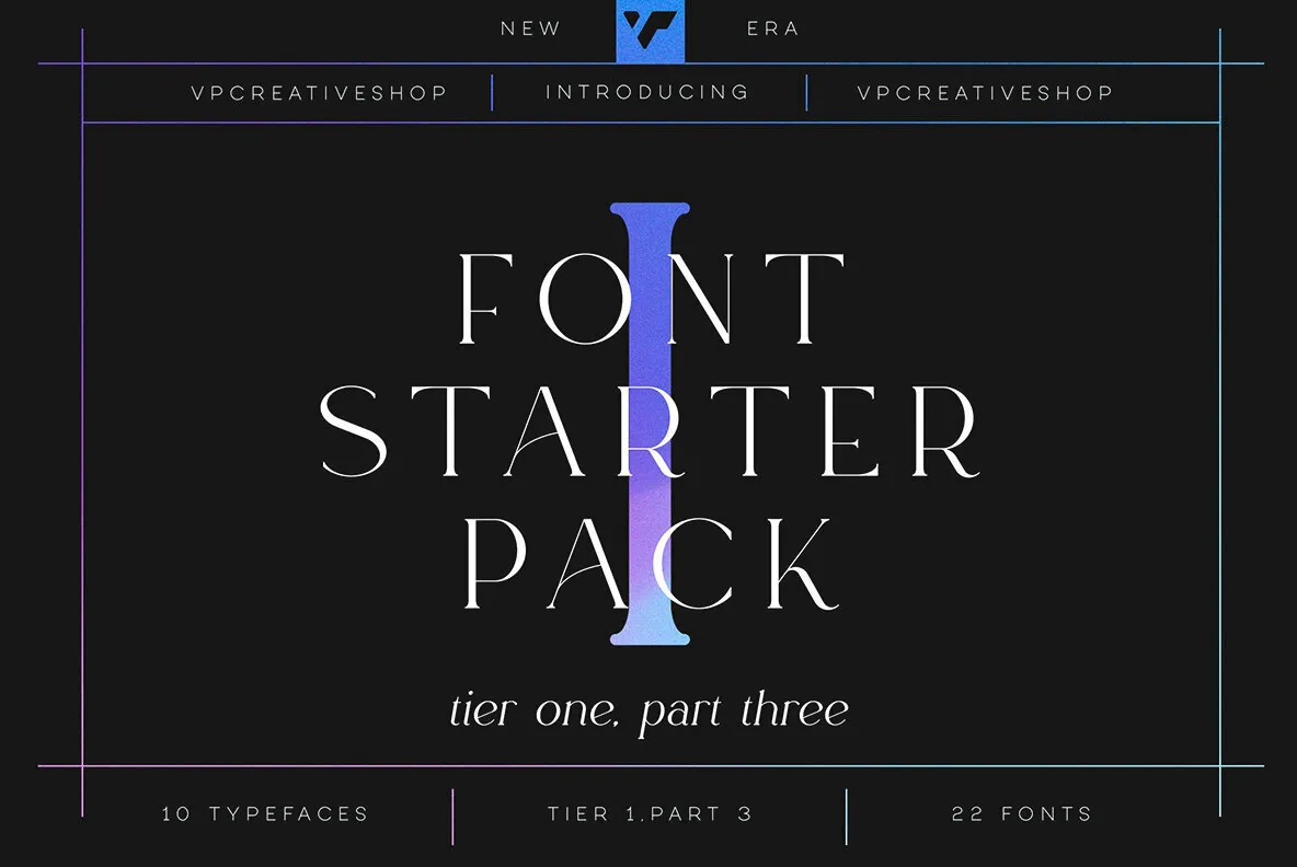 Font Starter Pack Tier 1 Part 3