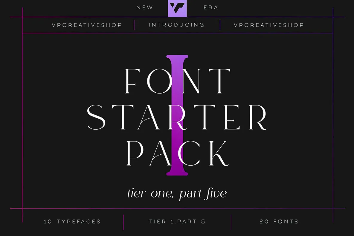 Font Starter Pack Tier 1 Part 5