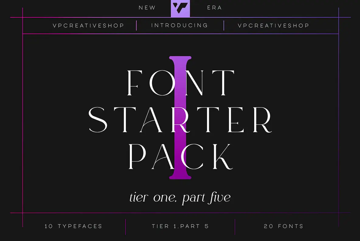 Font Starter Pack Tier 1 Part 5