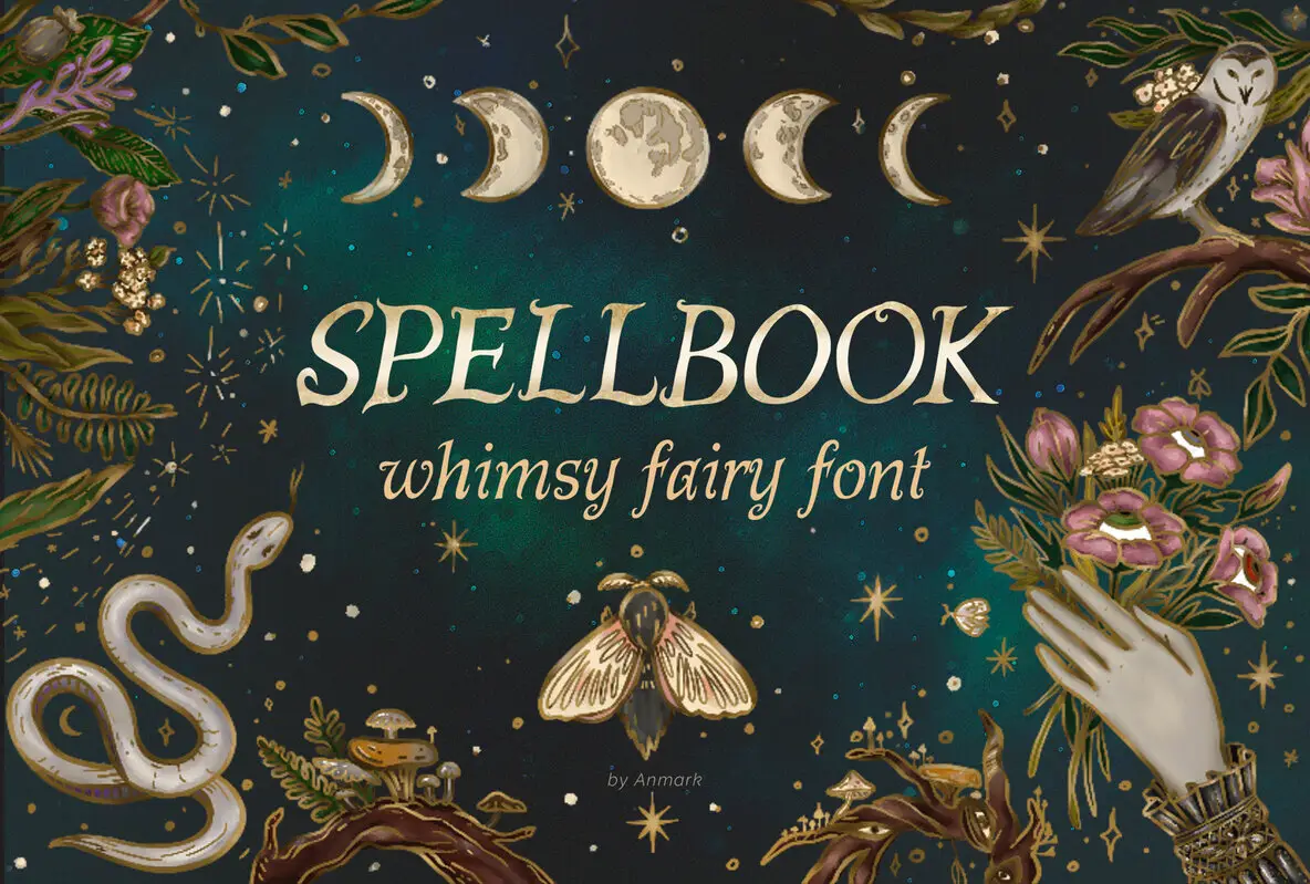 Spellbook Font - YouWorkForThem