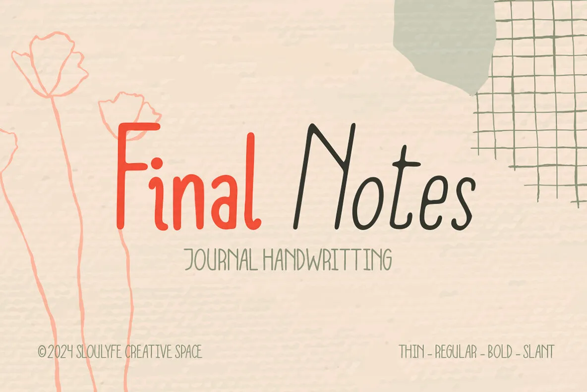 Final Notes