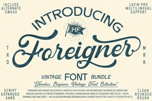 Foreigner Font