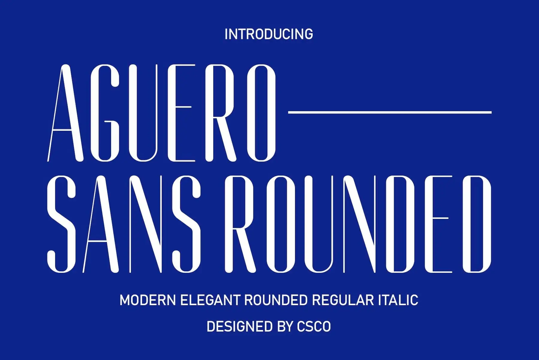 Aguero Sans Rounded