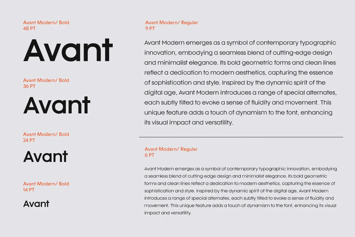 YWFT Avant Modern Font - YouWorkForThem