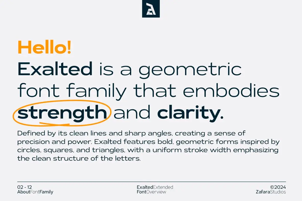 Exalted Extended Font - FontPath