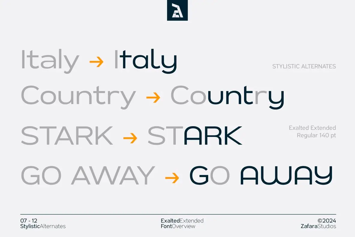 Exalted Extended Font - Fontpath