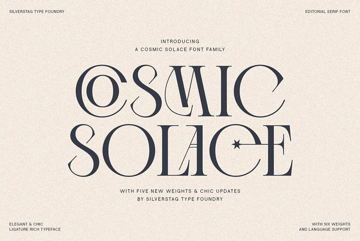 Cosmic Solace Typeface