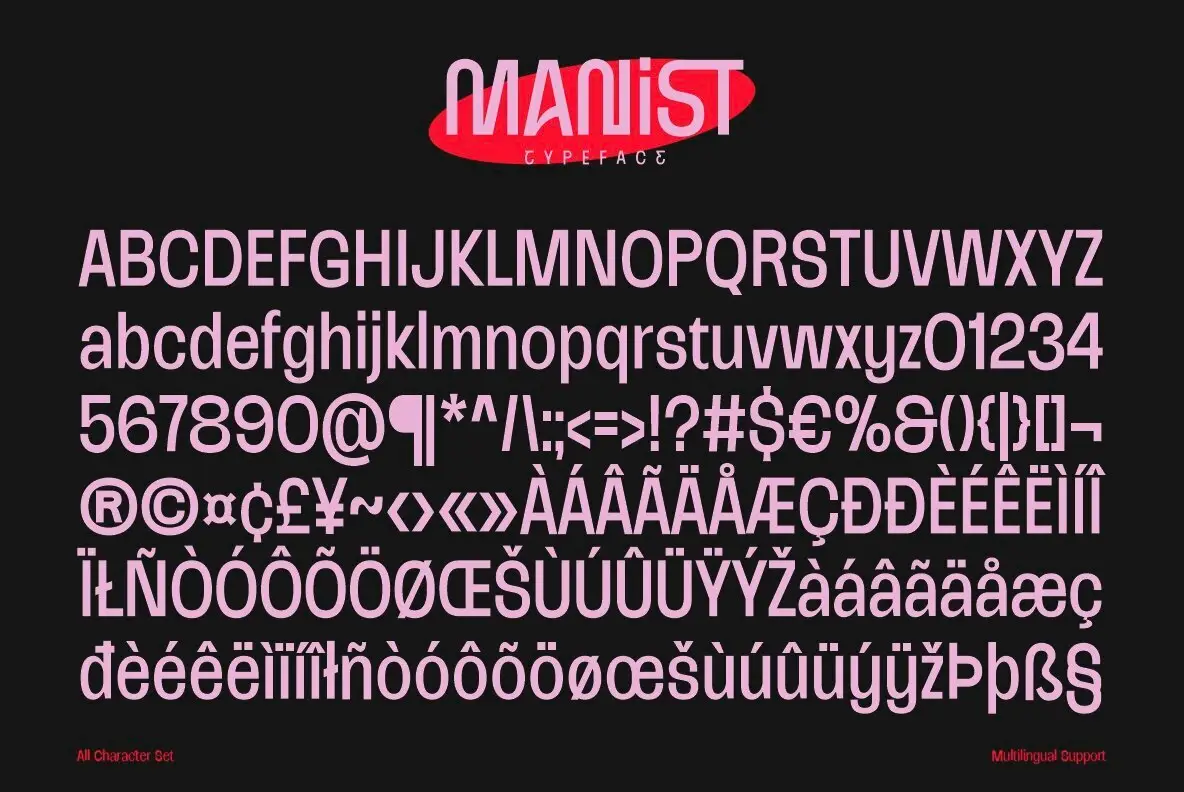 Manist Font - Youworkforthem