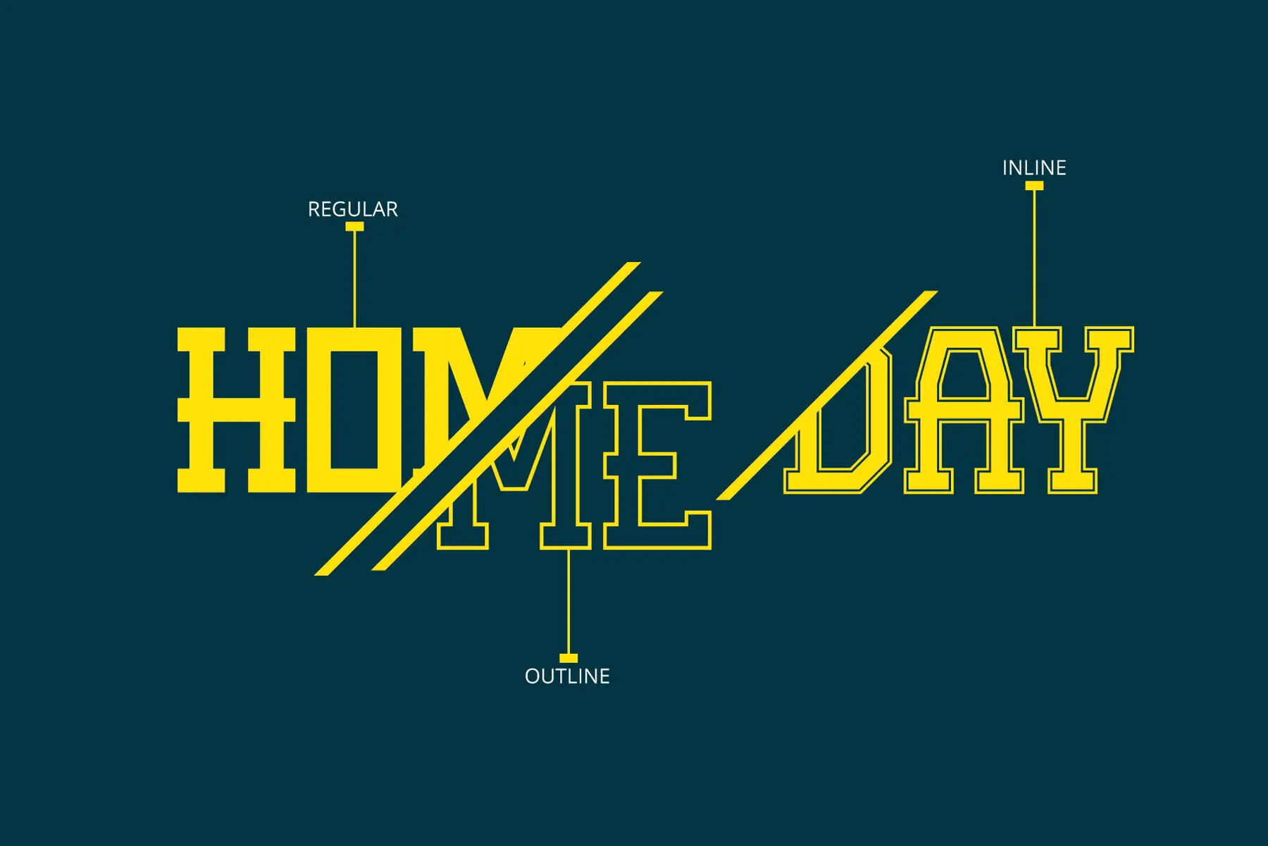 Away Day Font - YouWorkForThem