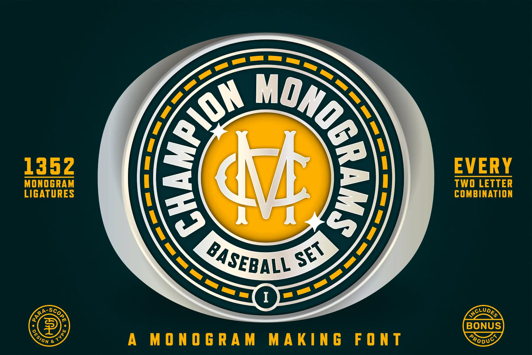 Champion Monograms Baseball 1