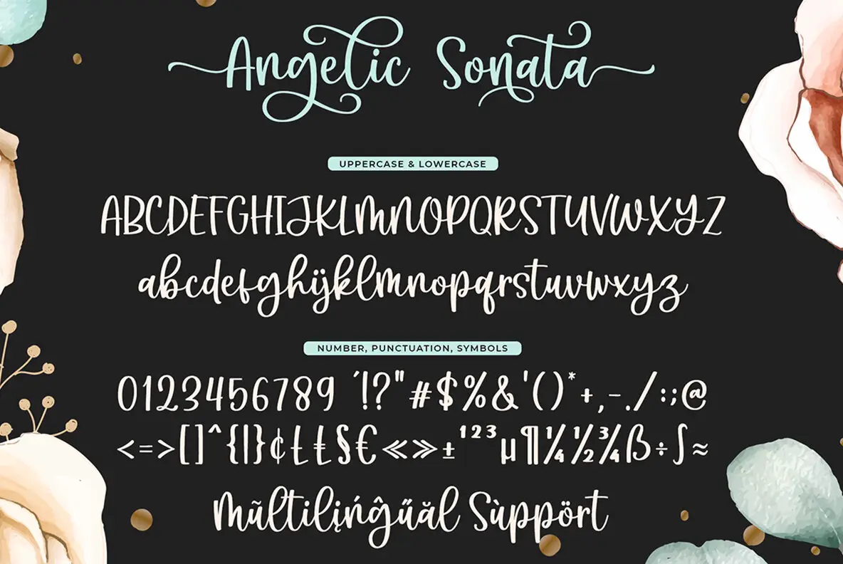 Angelic Sonata Font - FontPath