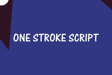 One Stroke Script