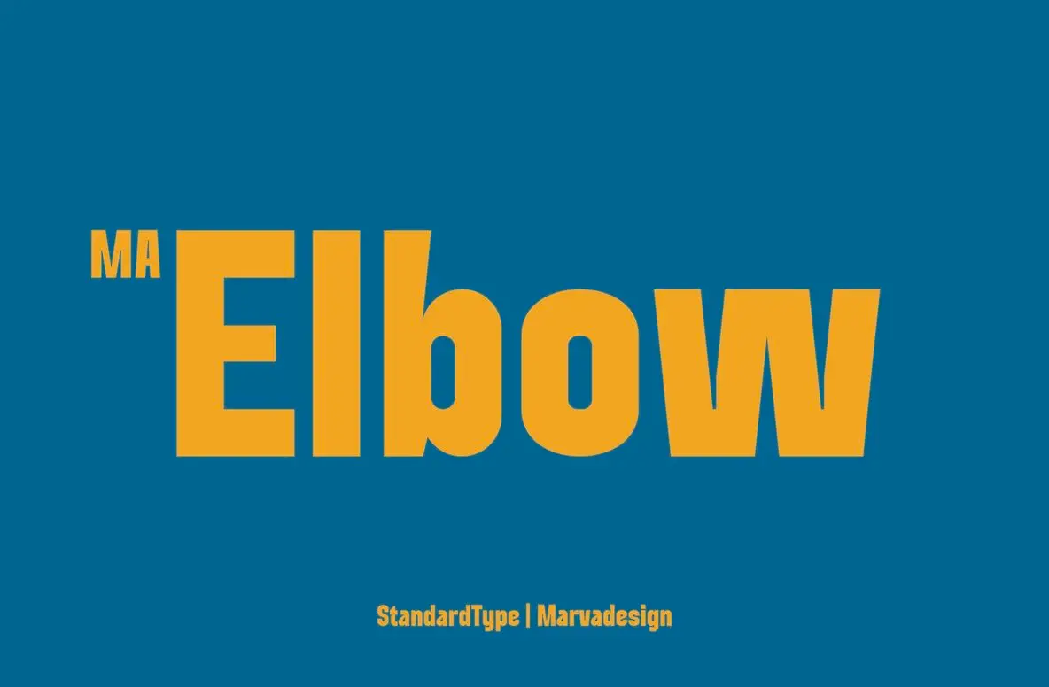 Ma Elbow Font - Fontpath
