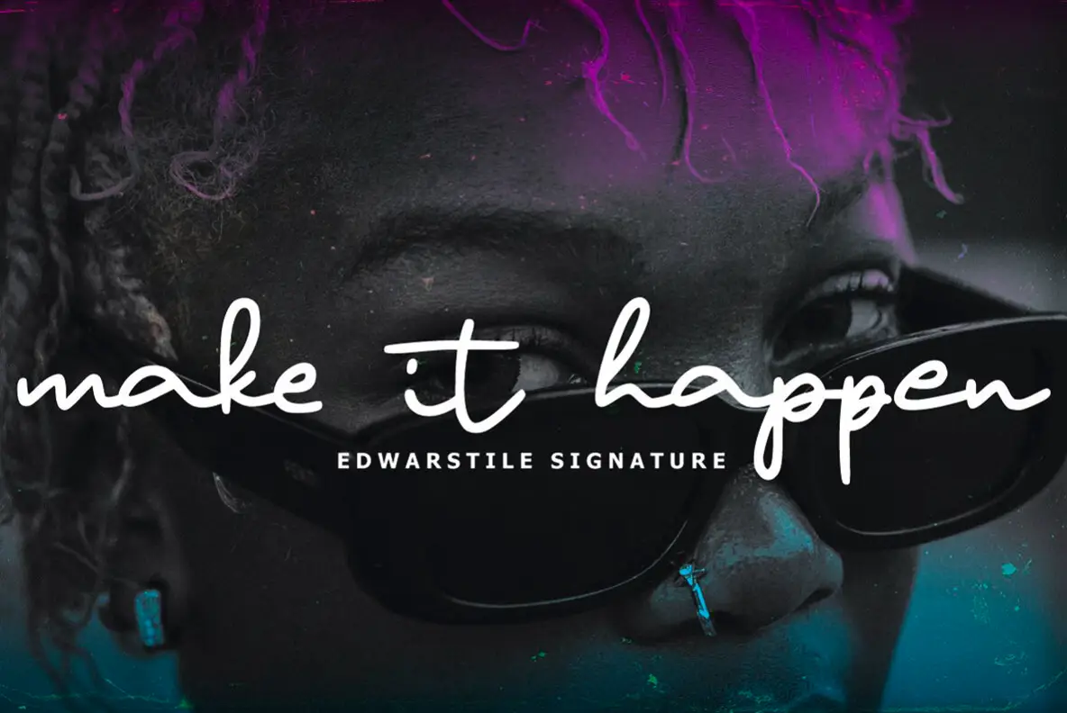 Edwarstile Signature Font - YouWorkForThem