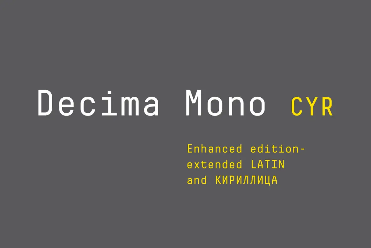 Decima Mono Cyr