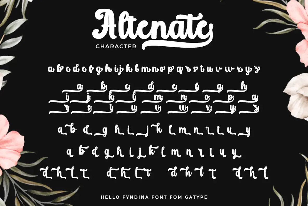 Hello Fyndina Font - FontPath