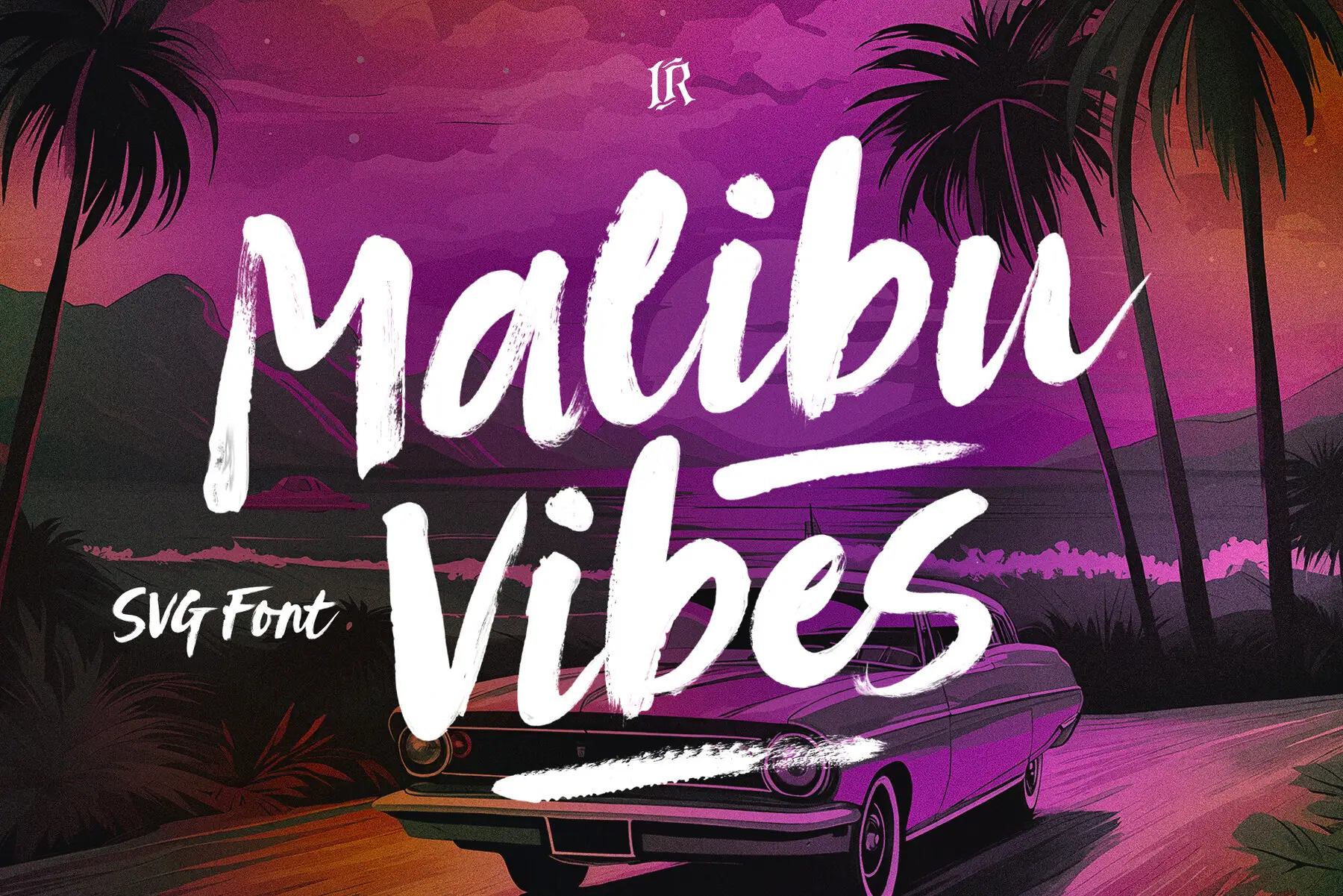 Malibu Vibes SVG Font