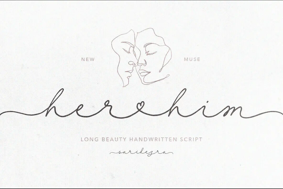 Her Him Font - YouWorkForThem