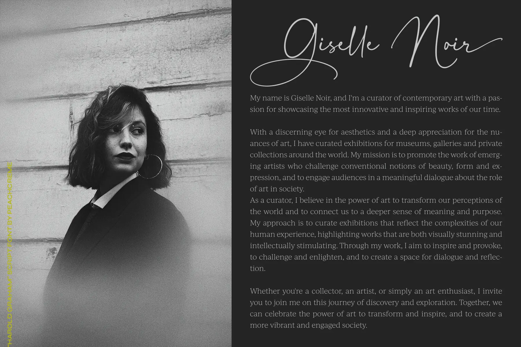 Harold Graham Font - YouWorkForThem