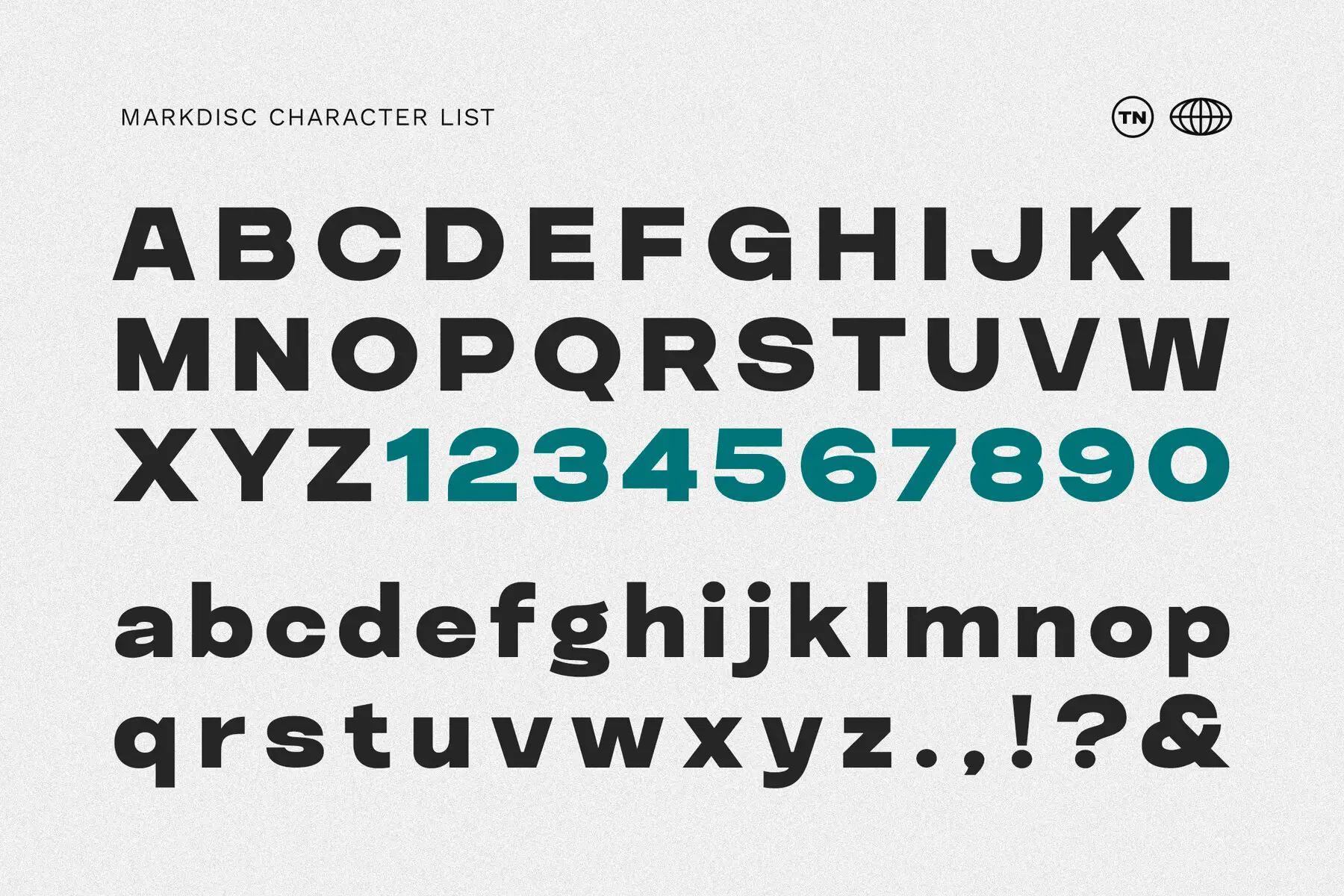 Markdisc Font - YouWorkForThem