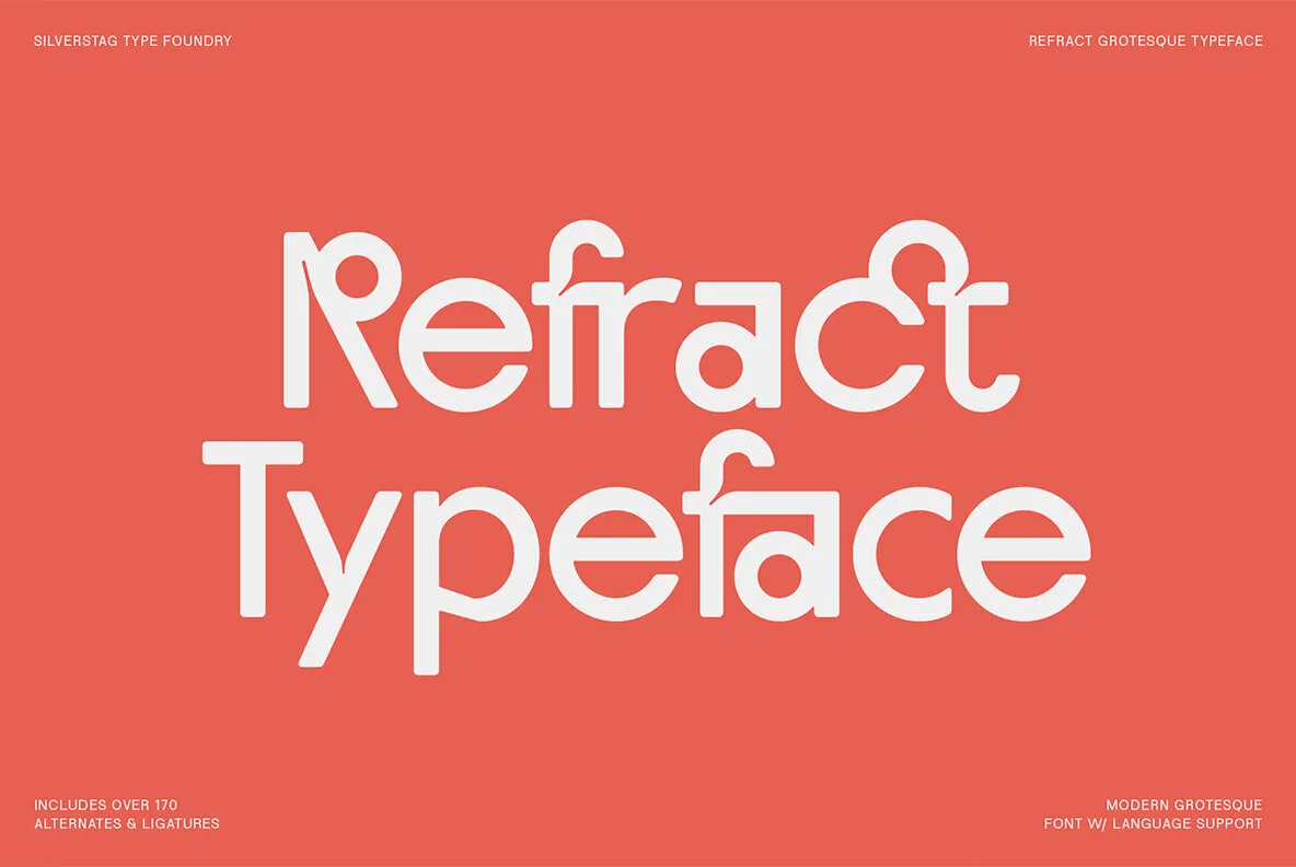 Refract Typeface