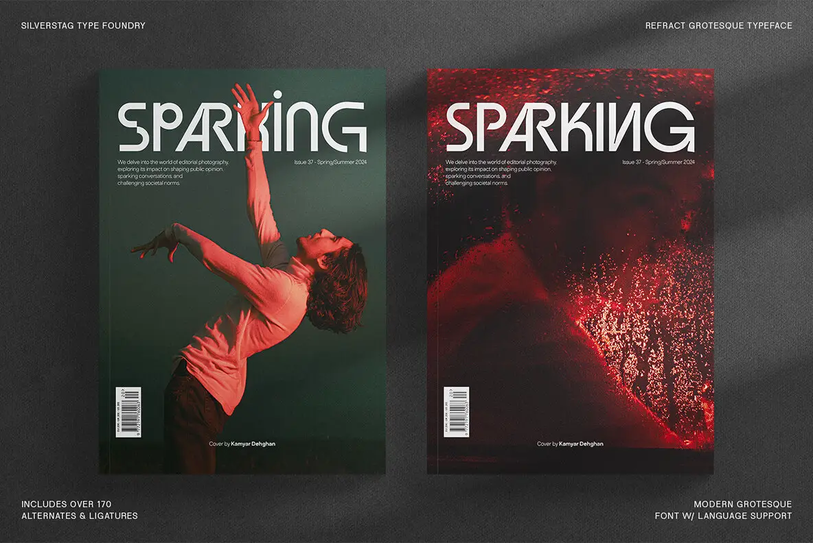 Refract Typeface Font - YouWorkForThem