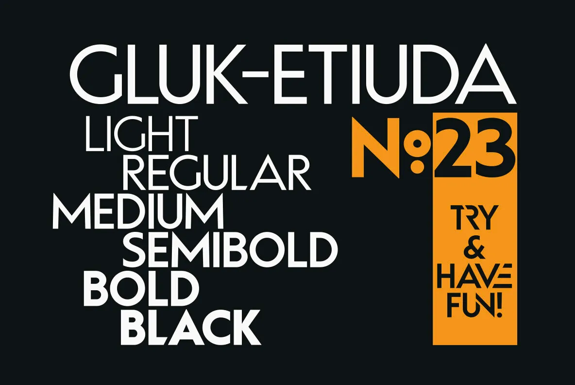 Gluk Etiuda No23