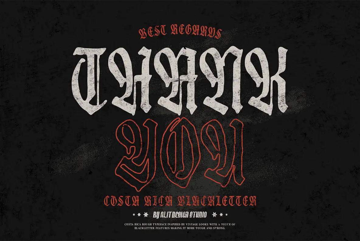 Costa Rica Font - FontPath