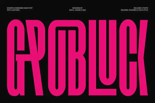Grobluck Font